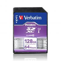 Verbatim Speicherkarte SDHC/SDXC Premium, Speicherkapazität 128 GB