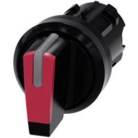 Siemens 3SU10022BP200AA0 3SU1002-2BP20-0AA0 Knebelschalter Frontring Kunststoff, beleuchtbar Knebel
