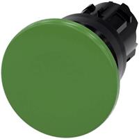 Siemens 3SU10001BD400AA0 3SU1000-1BD40-0AA0 Pilzdrucktaster Frontring Kunststoff Knopf Schwarz, Grü