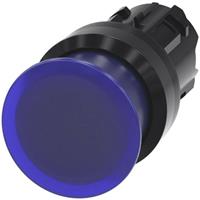 Siemens 3SU10011AD500AA0 3SU1001-1AD50-0AA0 Pilzdrucktaster Frontring Kunststoff Knopf Schwarz, Blau