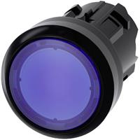 Siemens 3SU10010AA500AA0 3SU1001-0AA50-0AA0 Leuchtdrucktaster Frontring Kunststoff, rund Knopf Schwa
