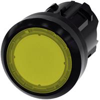 Siemens 3SU10010AA300AA0 3SU1001-0AA30-0AA0 Leuchtdrucktaster Frontring Kunststoff, rund Knopf Schwa