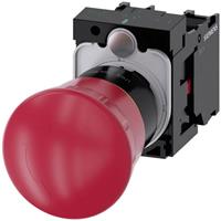 Siemens 3SU11001HB201PA0 3SU1100-1HB20-1PA0 Not-Halt-Pilzdrucktaster Knopf Rot Drehentriegelung 1St.