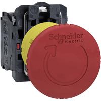 schneiderelectric Schneider Electric XB5AS8442 Not-Aus-Taster Frontring Metall, mit NOT-Aus-Schalter, rund, rückstell