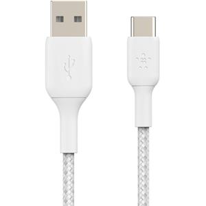 belkin BOOST CHARGE - USB-kabel - USB-C (M) naar USB (M) - 15 cm - wit