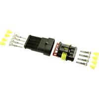 BAAS Superseal set AMP-Superseal 1.5mm Series Totaal aantal polen 4 Rastermaat: 6 mm ES14 1 stuk(s)