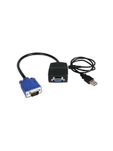 StarTech.com 2 Port VGA Video Splitter - Monitor Splitter Kabel mit Stromversorgung über USB - 1 x