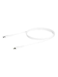 startech .com Premium USB-C naar Lightning Kabel 1m Wit - USB Type C naar Lightning Charge & Sync Oplaadkabel met Aramide Vezels - Apple MFi Gecertificeerd - iPad Air iPhone 12 (RUSBCLTMM1MW) - Lightning-kabel