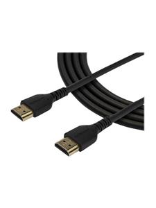 startech .com 2m Premium High Speed HDMI kabel met Ethernet voor computer, monitor, tv - gecertificeerd - Aramid vezel - 4K60Hz (RHDMM2MP) - Premium hoge snelheid HDMI met ethernetkabel - HDMI (M) naar HDMI (M