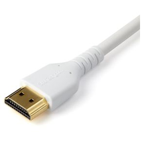 startech .com HDMI kabel met ethernet - premium high speed duurzame HDMI kabel - aramidevezel - HDMI 2.0 - wit (RHDMM2MPW) - Premium hoge snelheid HDMI met ethernetkabel - HDMI (M) naar HDMI (M)