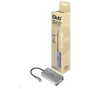 club3d Club 3D - USB / DVI-kabel - dubbele verbinding - USB-C (M) naar DVI-D (V) - USB 3.2 Gen 1 - 24.5 m - duimclips, 4K ondersteuning