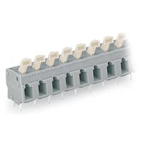 WAGO 257-556 Federkraftklemmblock 2.50mm² Polzahl (num) 6 Grau 100St.