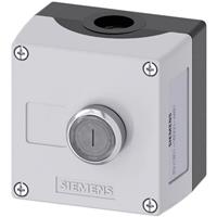 Siemens 3SU18010BD004AB1 3SU1801-0BD00-4AB1 Gehäuse für Bodenbefestigung, Frontring Metall 1 Taste