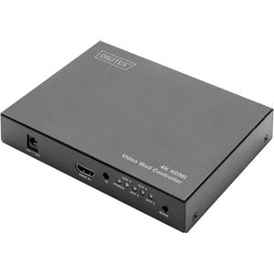 Digitus DS-43309 2 + 2 poorten HDMI-switch Ultra HD-geschikt, Individueel schakelbaar, Met afstandsbediening 3840 x 2160 Pixel