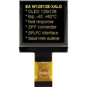 Electronic Assembly OLED-display (b x h x d) 33.8 x 36.5 x 2.05 mm