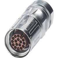 phoenixcontact M17 Kabelsteckverbinder ST-17P1N8A8004S Silber Inhalt: 1St.
