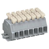 WAGO 261-107/341-000 Klemmenleiste 6mm Zugfeder Belegung: L Grau 50St.