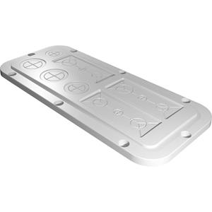 Rittal AX 2562.200 Flanschplatte (L x B) 149mm x 339mm Kunststoff Grau 1St.