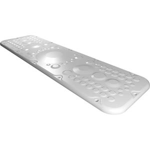 Rittal AX 2564.300 Flanschplatte (L x B) 149mm x 534mm Kunststoff Grau 1St.