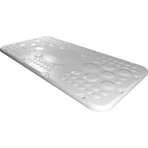 Rittal AX 2567.300 Flanschplatte (L x B) 221mm x 436mm Kunststoff Grau 1St.