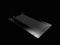 Rittal SV 9683.506 Flanschplatte (L x B) 251mm x 450mm ABS Schwarz 2St.