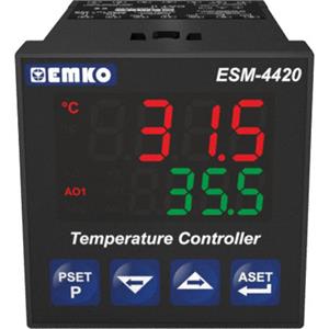 Emko ESM-4420.2.20.0.1/01.02/0.0.0.0 2-Punkt, P, PI, PD, PID Temperaturregler J, K, R, S, T, Pt100 -