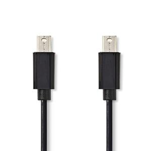 Nedis Mini-DisplayPort-Kabel | Mini-DisplayPort Male - Mini-DisplayPort Male | 1,0 m | Zwart