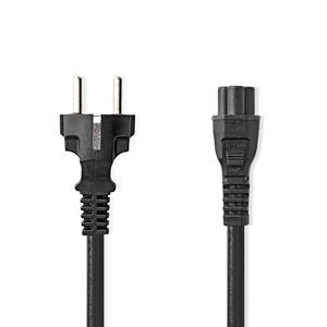 Nedis Voedingskabel &VerticalLine; Schuko Male - IEC-320-C5 &VerticalLine; 3,0 m &VerticalLine; Zwart