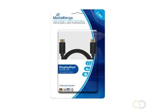 Mediarange MRCS159 DisplayPort kabel 2 m Zwart