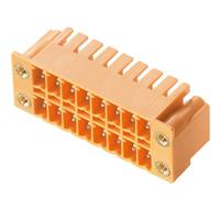 Weidmüller Buchsengehäuse-Platine BL/SL Polzahl Gesamt 20 Rastermaß: 3.81mm 1041040000 50St.