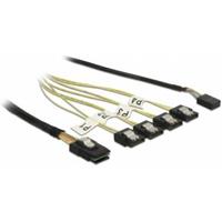 DeLock 85682 1m Zwart SATA-kabel