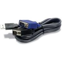 Kabel Kvm Trendnet Tk-cu10              Schwarz 2,8 M