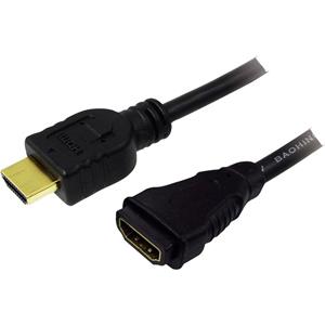 LogiLink HDMI Verlängerungskabel 1.4, schwarz, 5,0 m