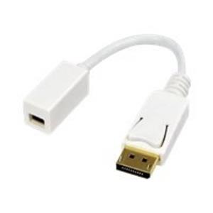 LogiLink DisplayPort Adapter [1x DisplayPort Stecker - 1x Mini-DisplayPort Buchse] Weiß verg