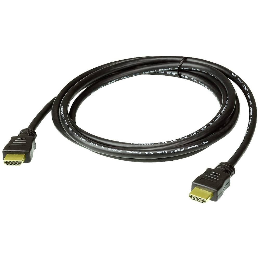 ATEN HDMI Anschlusskabel HDMI-A Stecker 5.00m Schwarz 2L-7D05H-1 HDMI-Kabel