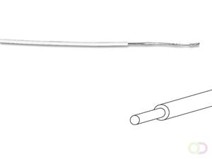 Velleman Montagedraad - 1.4 mm - 0.2 mm - Volle Kern - Wit