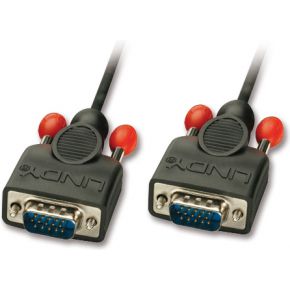 LINDY VGA Anschlusskabel [1x VGA-Stecker - 1x VGA-Stecker] Schwarz 2.00m