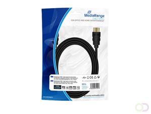 MediaRange HDMI-Kabel 1.4 Gold Connector,3m,black,Ethernet (MRCS155)