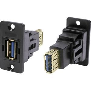 Cliff Adapter, Bus, inbouw USB-bus type A - USB-bus type A CP30605NX  Inhoud: 1 stuk(s)