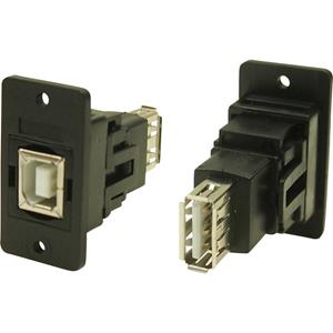 Cliff Adapter, Bus, inbouw USB-bus type B - USB-bus type A CP30607NX  Inhoud: 1 stuk(s)