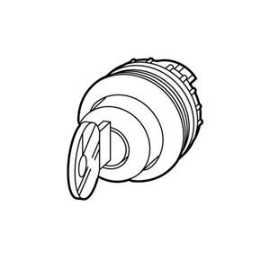 Eaton M22-WRS3 Sleutelknop Kunststof frontring Sleutel Zwart 1 stuk(s)