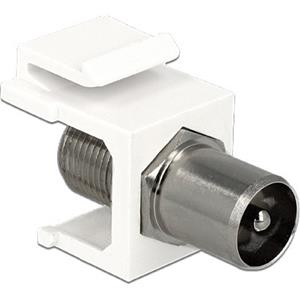 Delock Keystone Modul IEC Stecker > F Buchse - 