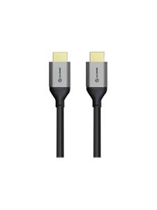 Alogic ULHD02-SGR HDMI kabel 2 m HDMI Type A (Standaard) Zwart, Grijs
