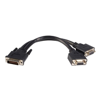 StarTech.com DMS-59 Adapter Y Kabel - DMS59 LFH59 (DMS60/LFH60) (Stecker) 59 pin auf 2 x VGA