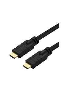 StarTech .com High Speed HDMI kabel CL2-rated actief 4K 60Hz 15 m. Lengte snoer: 15 m, Aansluiting 1: HDMI Type A (Standaard), Aansluiting 1 type: Mannelijk, Aansluiting 2: HDMI Type A (Standaard), Aa