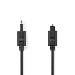 Optische Audiokabel | TosLink Male - 3,5 mm Optisch Male | 2,0 m | Zwart