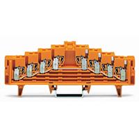 WAGO 727-226/021-000 Potenzialklemme 7.62mm Zugfeder Orange 50St.