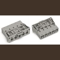 wago Netz-Steckverbinder WINSTA MIDI Stecker, gerade Gesamtpolzahl: 5 25A Pink 100St
