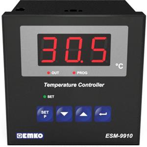 Emko ESM-9910.2.03.0.1/01.00/2.0.0.0 2-Punkt-Regler Temperaturregler Pt100 -50 bis 400°C Relais 7A