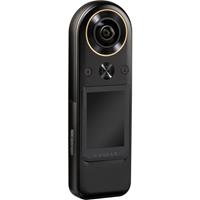 360 graden panoramacamera Zwart 4K video, Full-HD video-opname, Spatwaterdicht, Slow motion / Time-lapse, WiFi